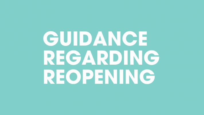 Guidance on Reopening