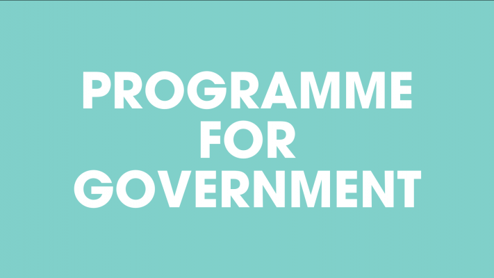 Programme for Government text