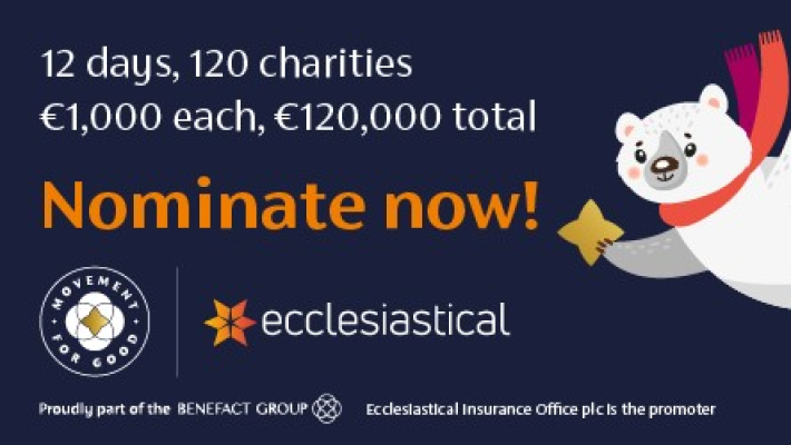 Give your favourite charity an early Christmas gift with 12 days of giving nomination