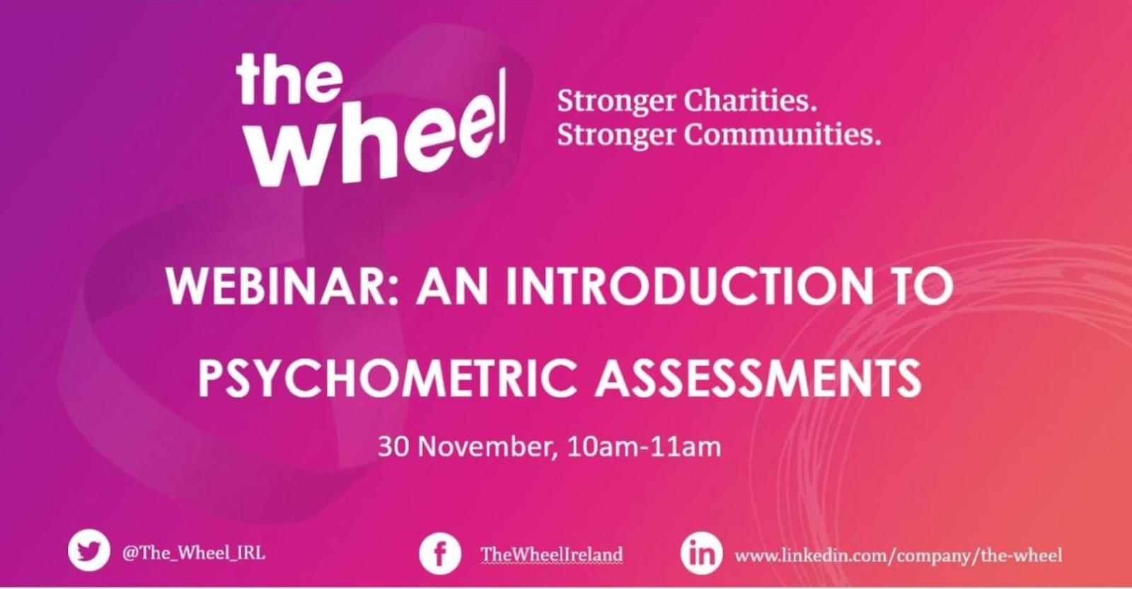Introduction to Psychometric Assessments (30 November 2023)