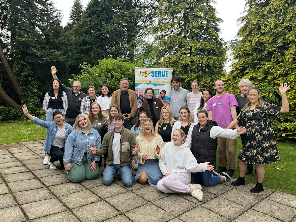 SERVE volunteers of 2023 Overseas Programme with Cllr Dan Boyle in Scala, Cork on their last pre-departure training day