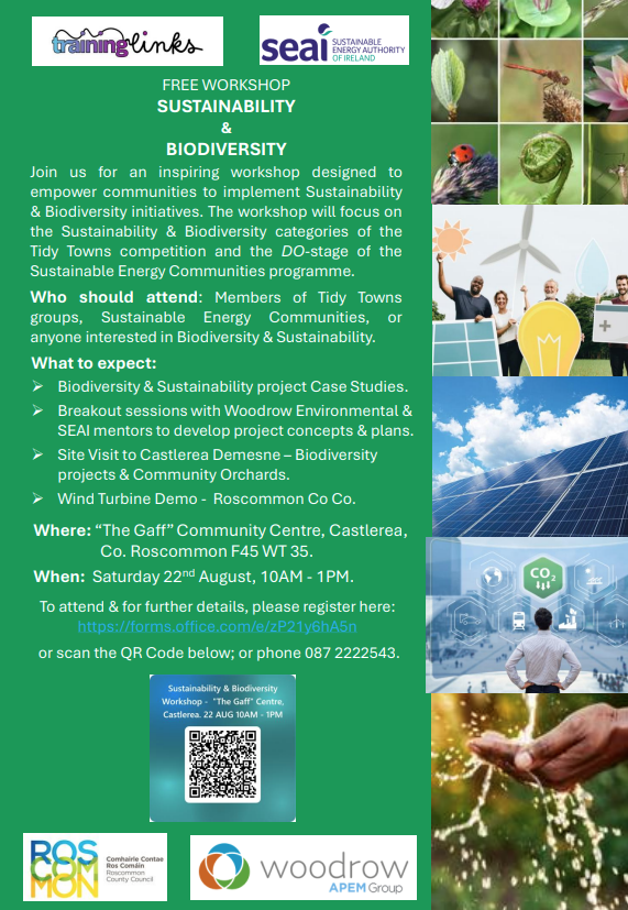 Flyer for biodiversity workshop