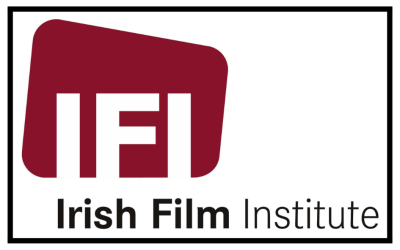 IFI text within red box and Irish Film Institute written underneath.