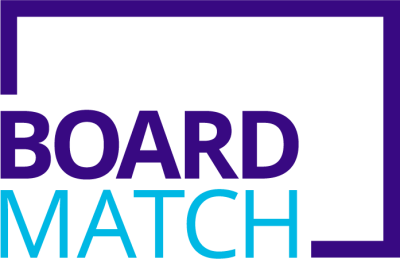 Two words Board Match surround by a two sided box