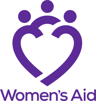 Women's Aid stacked logo in Purple