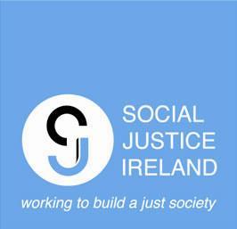 Social Justice Ireland Blue Logo. It states: 'Working to build a just society."