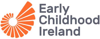 Early Childhood Ireland logo grey and orange