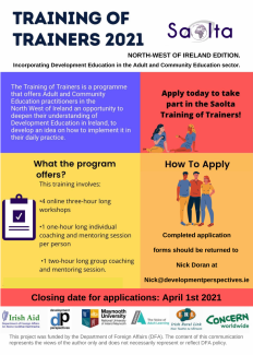 Training of Trainers North West Edition