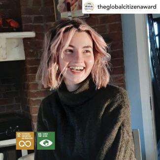 Orlagh Henry, silver Global Citizen Award winner