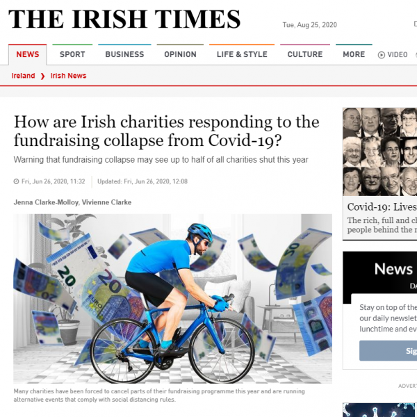 Headline on Irish Times website.