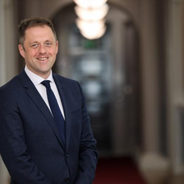 Photo of Minister of State for European Affairs Thomas Byrne TD