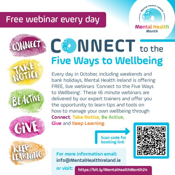 Connect: 5 ways to wellbeing poster 