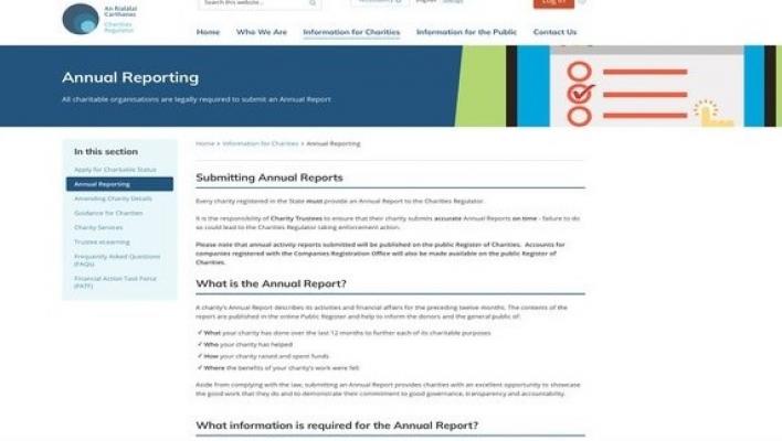 Annual Reporting deadline 