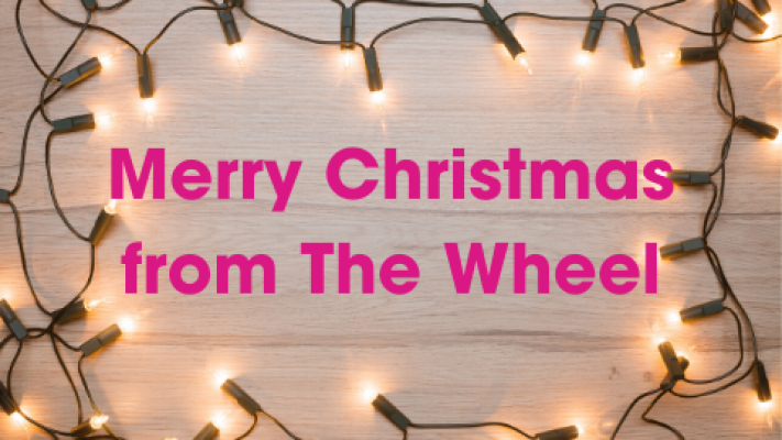 The Wheel's Christmas Logo 