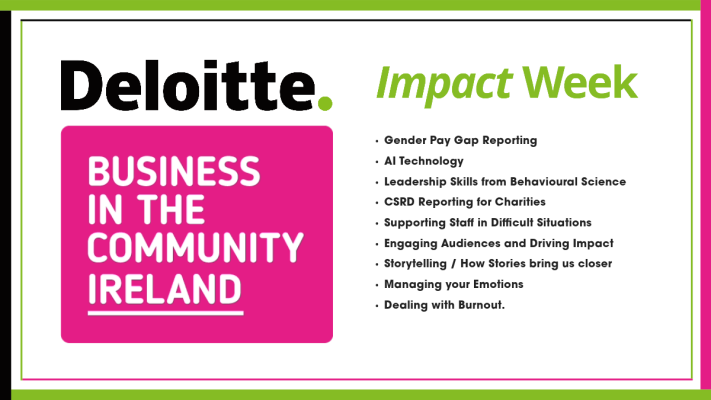 Deloitte Impact Week Webinar Videos Now Available