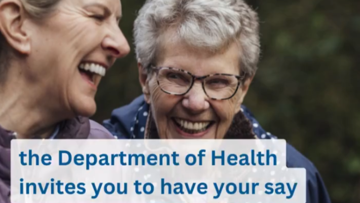 Have Your Say: Public Consultation on Health and Social Care Services and Supports for Older People