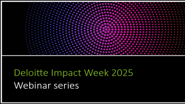Deloitte Impact Week 2025 - Learning & Development Series of Webinars for the Irish Non-Profit Sector, 6 -10 Oct