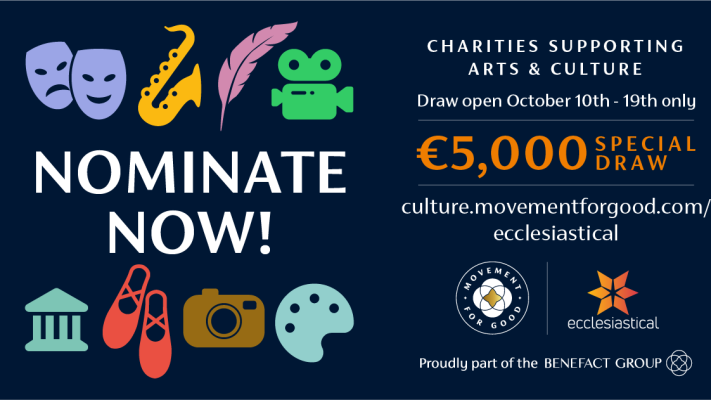 Final Call for Nominations for Arts, Heritage and Culture €60k Charity Draw