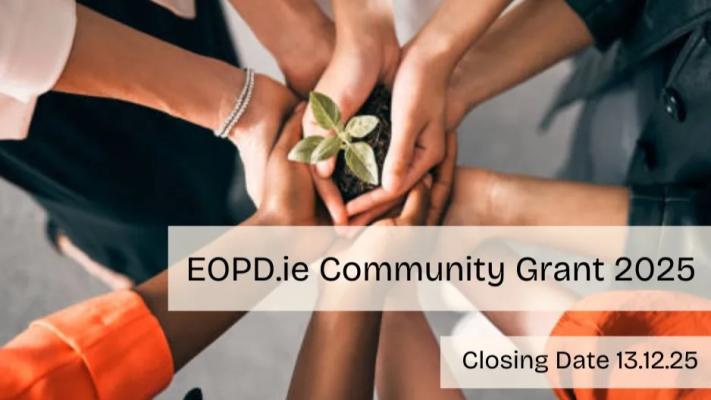 EOPD Community Grant 2025/6 – Applications Now Open