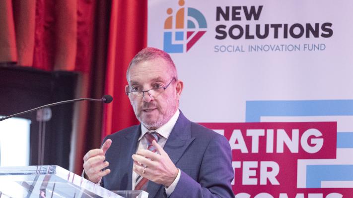 Minister Buttimer launches the New Solutions Social Innovation Hub and announces funding for Scaling Up Initiatives
