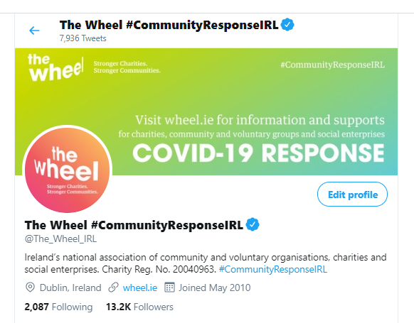 An image of The Wheel's Twitter account.