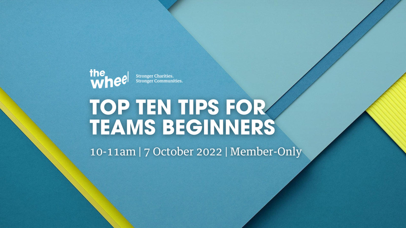 Top Ten Tips for Teams Beginners 