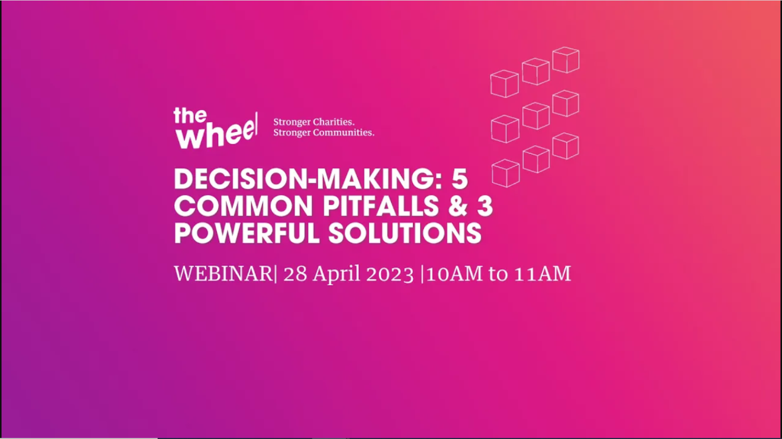 Decision-Making: 5 Common Pitfalls & 3 Powerful Solutions 28 April 2023