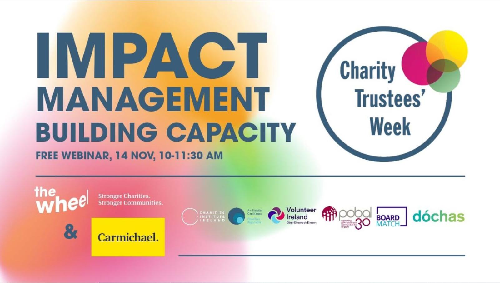 Impact Management Capacity Building - Charity Trustees' Week (14 November 2023)