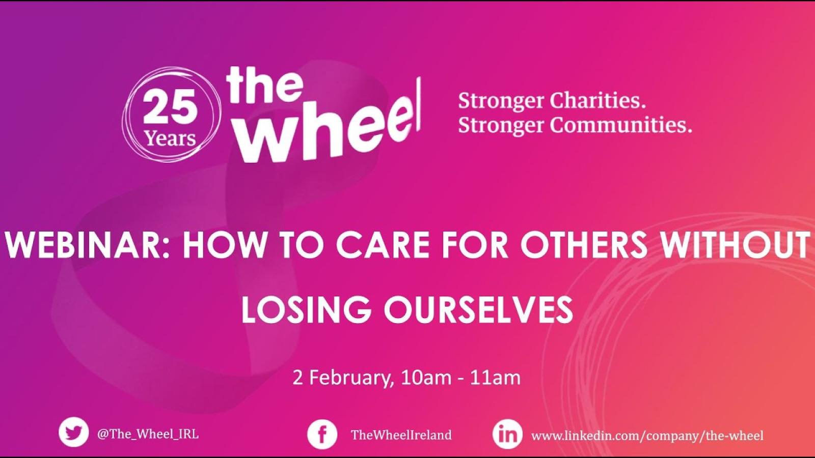 How to Care for Other Without Losing Ourselves webinar image