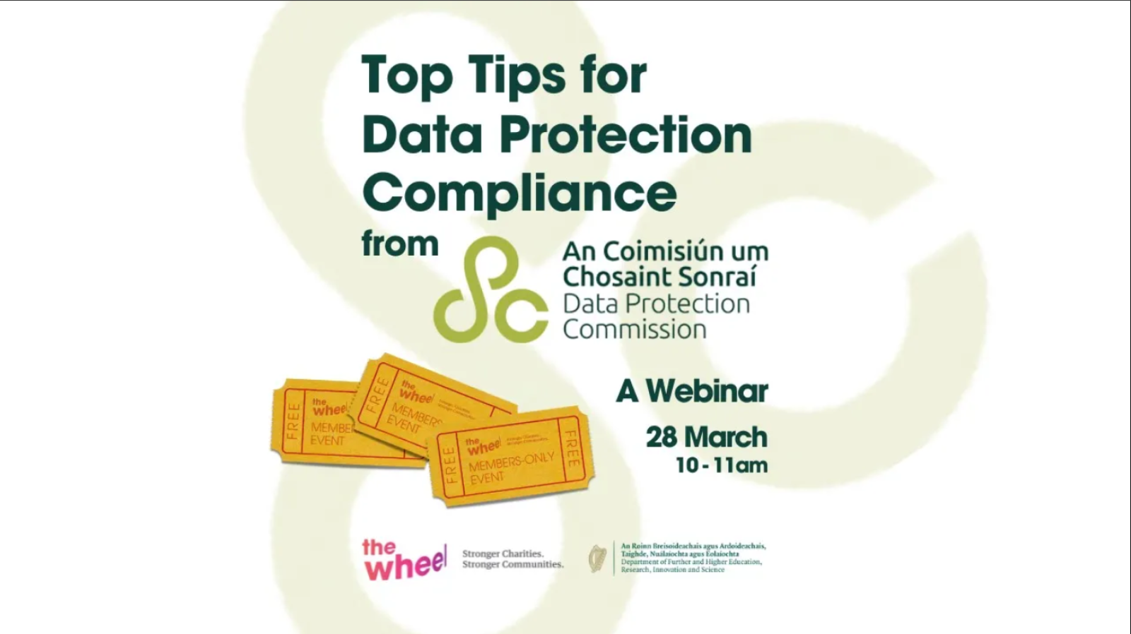 Data Protection Webinar image