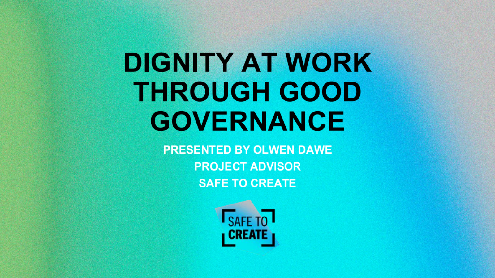 Dignity at Work webinar image