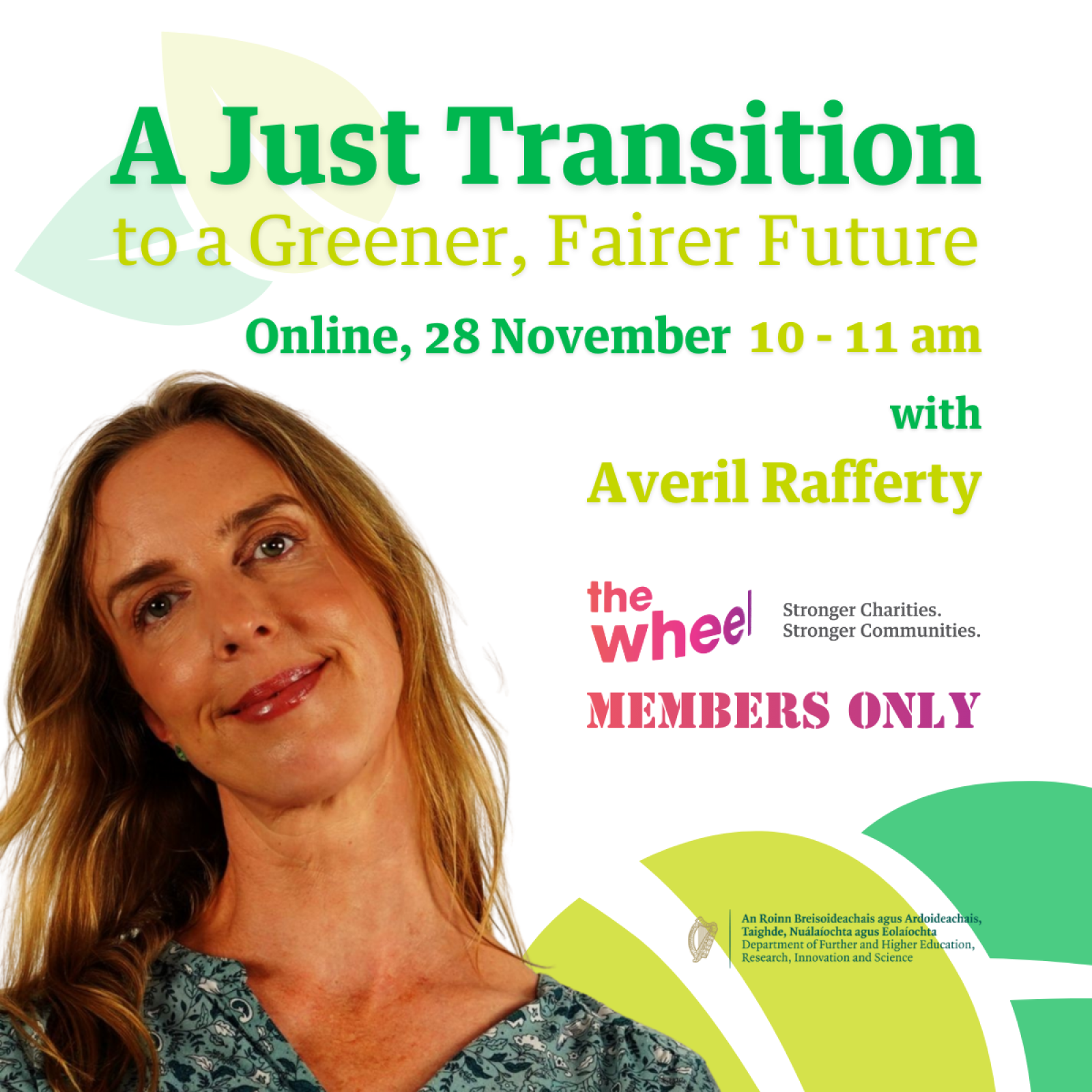 Image - Webinar: A just transition to a greener, fairer future