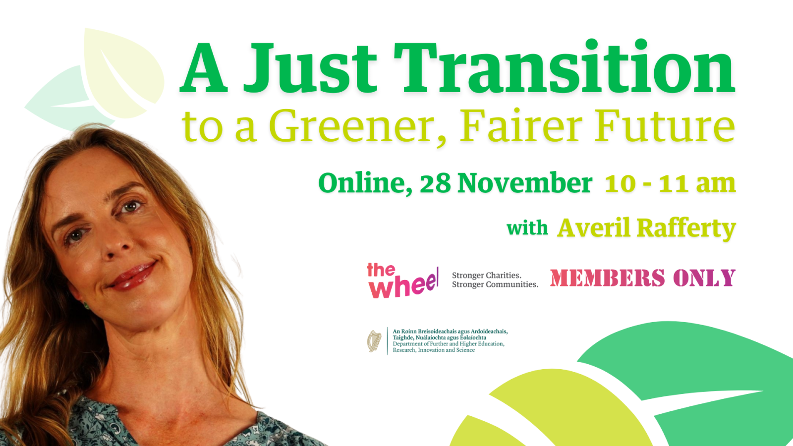 A just transition to a greener, fairer future - 28 November 2025