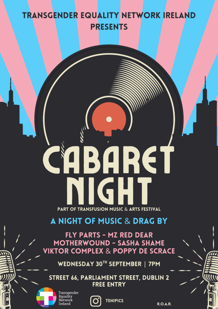 Invitation to Transfusion Cabaret Night 2026