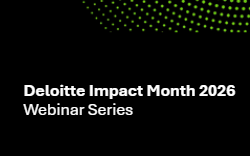 Deloitte Impact Month 2026 - Learning & Development Webinars for the Irish Non-Profit Sector - October 2026