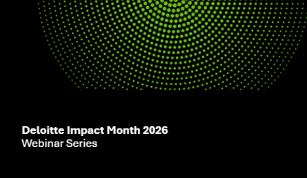 Deloitte Impact Month 2026 - Learning & Development Webinars for the Irish Non-Profit Sector - October 2026